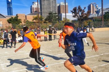 通信制高校　体育祭　リレー