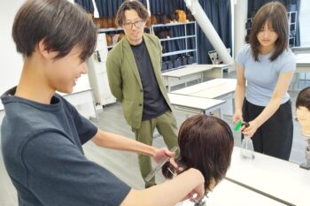 通信制高校 進路 専門学校 見学 イベント 説明会 美容 カット 体験授業