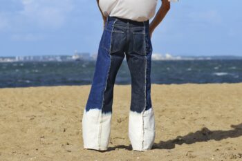 通信制高校 ファッション 販売 洋服 リメイク 自作 商品 海 デニム ジーンズ